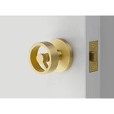 Concealed, Passage, Modern Rectangular Rosette, Spoke Knob, US14