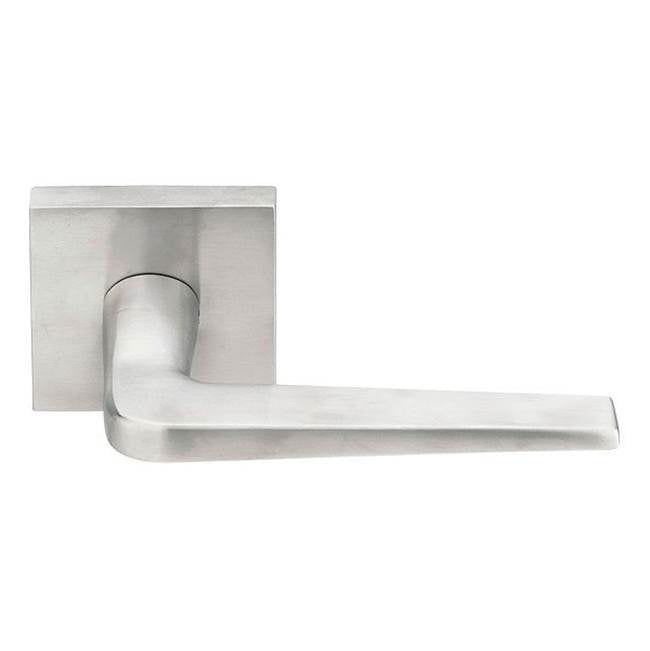 Concealed, Privacy, Stainless Steel Square Rosette, Stainless Steel Athena Lever, SS