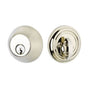 Emtek - Weiser Keyway, DeadBlt, Sgl, Solid Brass, US14 - Polished Nickel