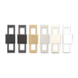 Emtek - Modern Backplate for cabinet pull, 8'' C-to-C, US4 - Satin Brass