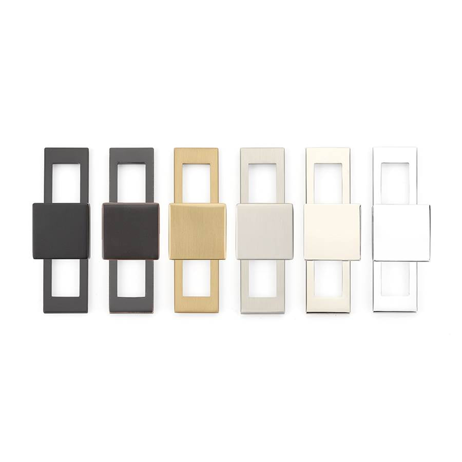 Emtek - Modern Backplate for cabinet pull, 10'' C-to-C, US26 - Polished Chrome