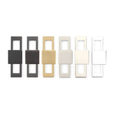 Emtek - Modern Backplate for cabinet pull, 5'' C-to-C, US19 - Flat Black