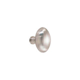 Emtek - Concealed, Passage, Regular Rosette, Hammered Egg Knob, US26 - Polished Chrome