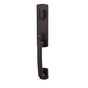 Emtek - Sgl Cyl, Logan Tub Ent, Aurora Lever, LH, FB - Flat Black Bronze Patina