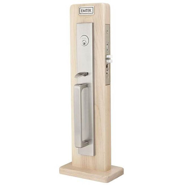 Emtek - Dummy, Lugano Mortise, Hermes Lever, RH, US3NL - Unlacquered Brass