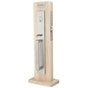 Emtek - Dummy, Lugano Mortise, Cortina Lever, RH, US3NL - Unlacquered Brass