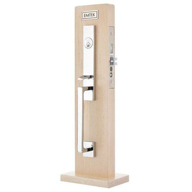 Emtek - Dummy, Brisbane Mortise, Myles Lever, RH, US4 - Satin Brass