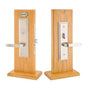 Emtek - LL Dummy, Manhattan Mortise, Rustic Lever, RH, US3NL - Unlacquered Brass