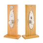 Emtek - LL Dummy, Memphis Mortise, Helios Lever, LH, US3NL - Unlacquered Brass