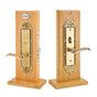 Emtek - LL Dummy, Regency Mortise, Old Town Clear Knob, US3NL - Unlacquered Brass