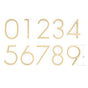 Emtek - Modern House Number 2, US4 - Satin Brass