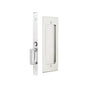 Emtek - Passage, Modern Rectangular Pocket Door Mortise Lock, US3NL - Unlacquered Brass