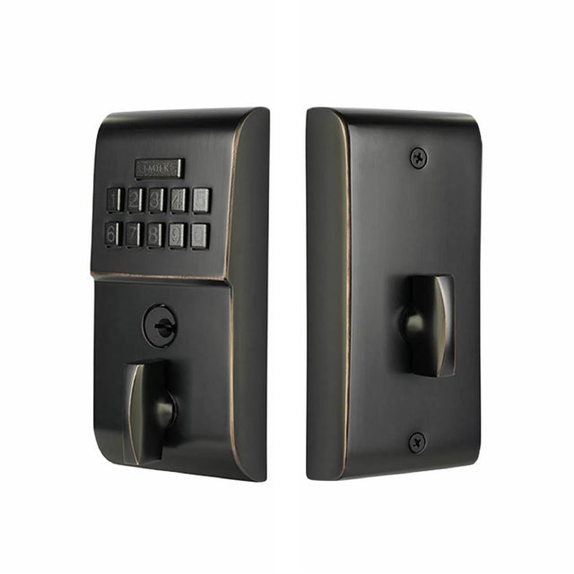 Emtek - Modern Keypad Deadbolt, US10B - Oil Rubbed Bronze