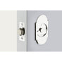 Emtek - No.8 Tubular Pocket Door Privacy, US26 - Polished Chrome