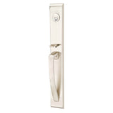 Emtek - Sgl Cyl, Orion Tub Ent, Argos Lever, LH, US15 - Satin Nickel