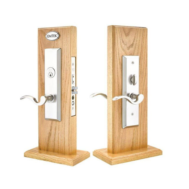 Emtek - LL Dummy, Harrison Mortise, Argos Lever, LH, US3NL - Unlacquered Brass