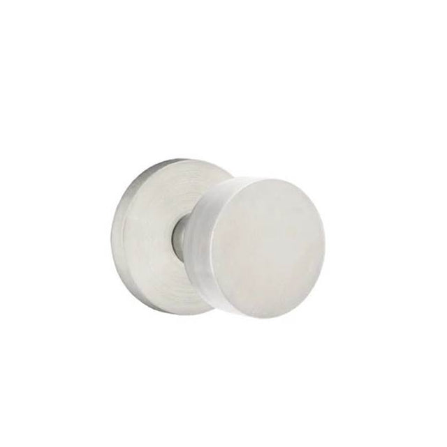 Emtek - Dummy, Stainless Steel Disk Rosette, Stainless Steel Round Knob, SS - Brushed Stainless Steel