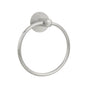 Emtek - Stainless Steel, 6.7'' Towel Ring, No.2 Disk Rosette, SS - Brushed Stainless Steel