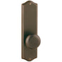 Emtek - Passage, Sideplate Locksets Colonial Non-Keyed 9, Poseidon Lever, US3NL - Unlacquered Brass