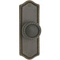 Emtek - Passage, Sideplate Locksets Rope Non-Keyed 7-1/2, Basel Lever, US3NL - Unlacquered Brass