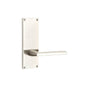 Emtek - Dummy Pair, Sideplate Locksets Modern Non-Keyed 7'', Hercules Lever, US3NL - Unlacquered Brass