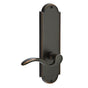 Emtek - Passage, Sideplate Locksets Delaware Non-Keyed 9, Windsor Crystal Knob, US3NL - Unlacquered Brass