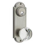Emtek - Passage Single Keyed, Sideplate Locksets Delaware 3-5/8, Sion Lever, LH, US3NL - Unlacquered Brass