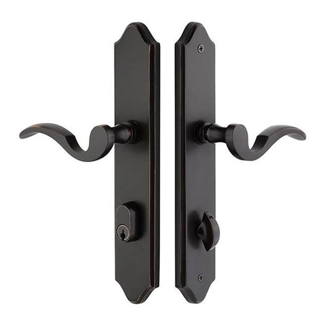 Emtek - Entry KyOS, Stretto, Concord 10'' Plt, Myles Lvr, LH, US3NL - Unlacquered Brass