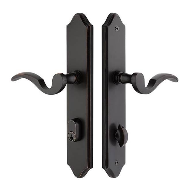 Emtek - Entry KyOS, Stretto, Concord 10'' Plt, Myles Lvr, LH, US3NL - Unlacquered Brass