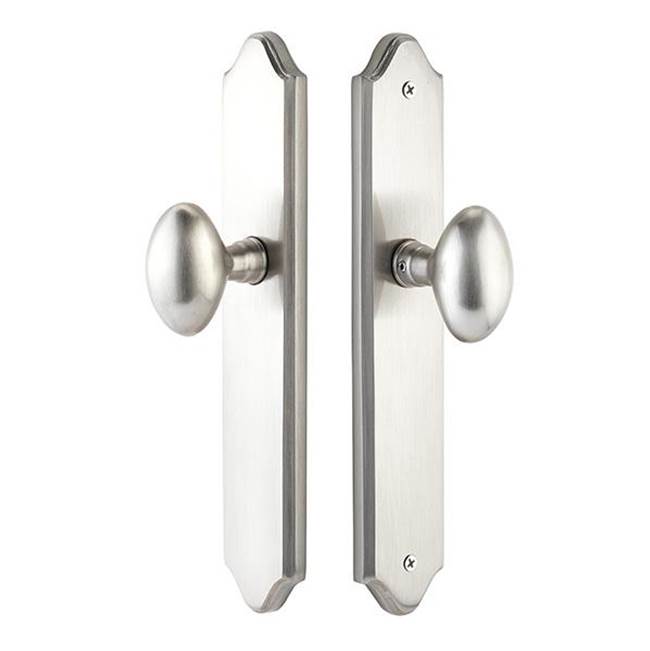 Emtek - Pass, Stretto, Concord 10'' Plt, Myles Lvr, LH, US3NL - Unlacquered Brass