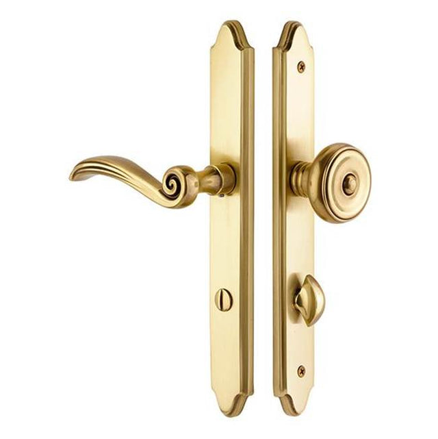 Emtek - Pass, Stretto, Concord 11'' Plt, Myles Lvr, RH, US3NL - Unlacquered Brass