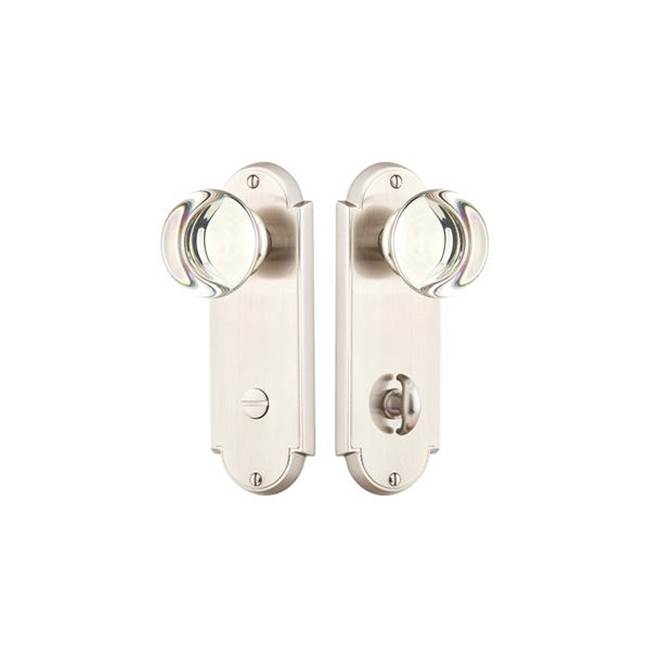 Emtek - Delaware Thumbturn, Helios Lever, RH, US3NL - Unlacquered Brass