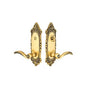 Emtek - Victoria Thumbturn, Breslin Lever, US3NL - Unlacquered Brass