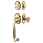 Emtek - Dummy, Knoxville Tub Ent, Dumont Lever, RH, US3NL - Unlacquered Brass