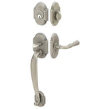 Emtek - Sgl Cyl, Nashville Tub Ent, Spencer Lever, LH, US3NL - Unlacquered Brass
