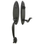 Emtek - Dbl Cyl, Marietta Tub Ent, Belmont Knob, US3NL - Unlacquered Brass