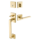 Emtek - Dummy, Baden Tub Ent, Merrimack Lever, LH, US3NL - Unlacquered Brass