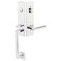 Emtek - Dummy, Davos Tub Ent, Geneva Lever, RH, US3NL - Unlacquered Brass