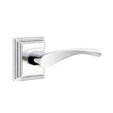 Emtek - Privacy, Wilshire Rosette, Triton Lever, LH, US26 - Polished Chrome