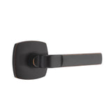Emtek - Privacy, Urban Modern, Aston Lever, LH, US10B - Oil Rubbed Bronze