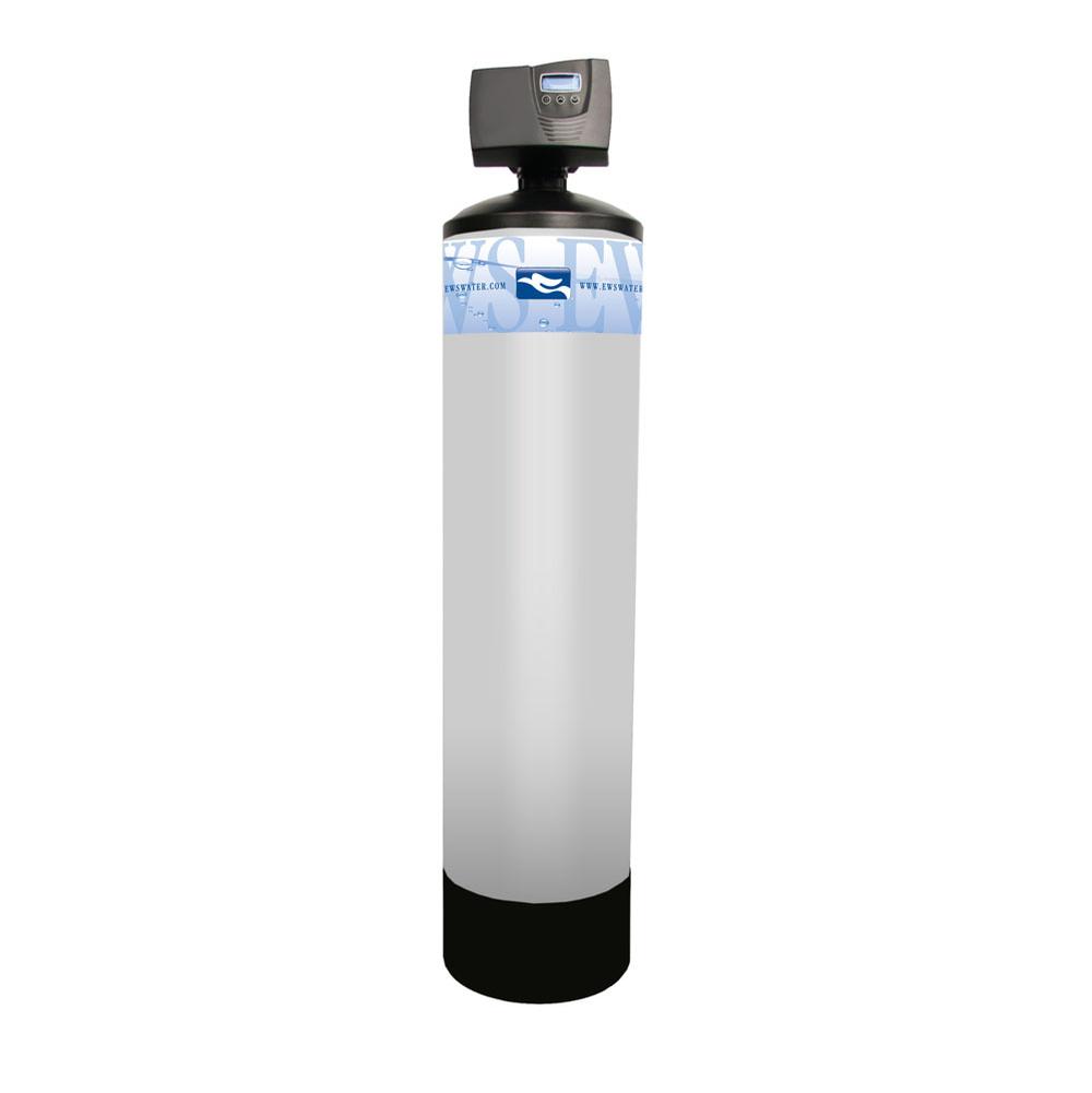 Environmental Water Systems - EWS Series Whole Home Water Filtration System Plus Conditioning - White/Blue