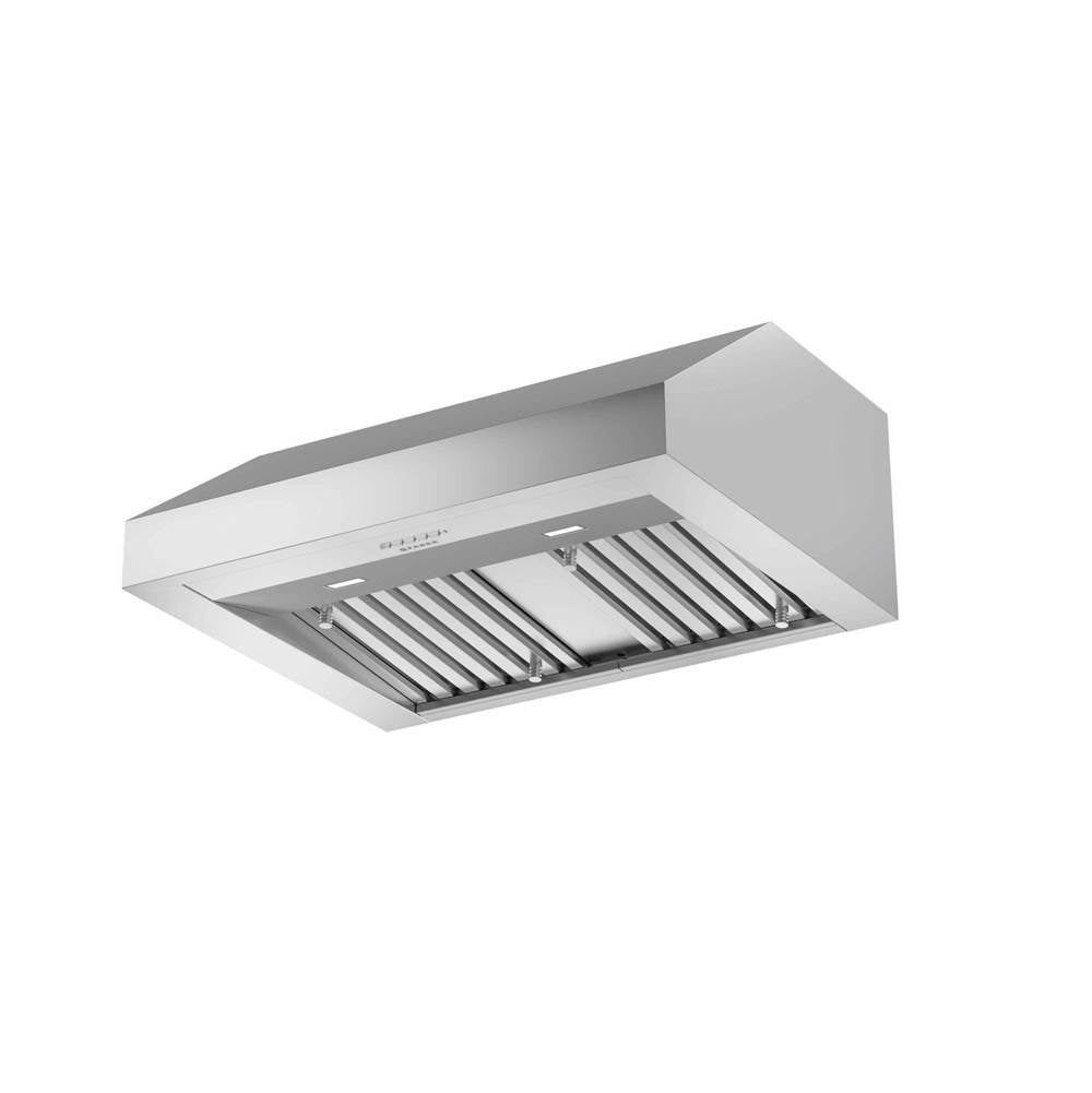 Faber - 36'' Wide X 11'' Tall Pro Canopy Wall Hood With Pro Vam Blower (600/395/295) App Enabled