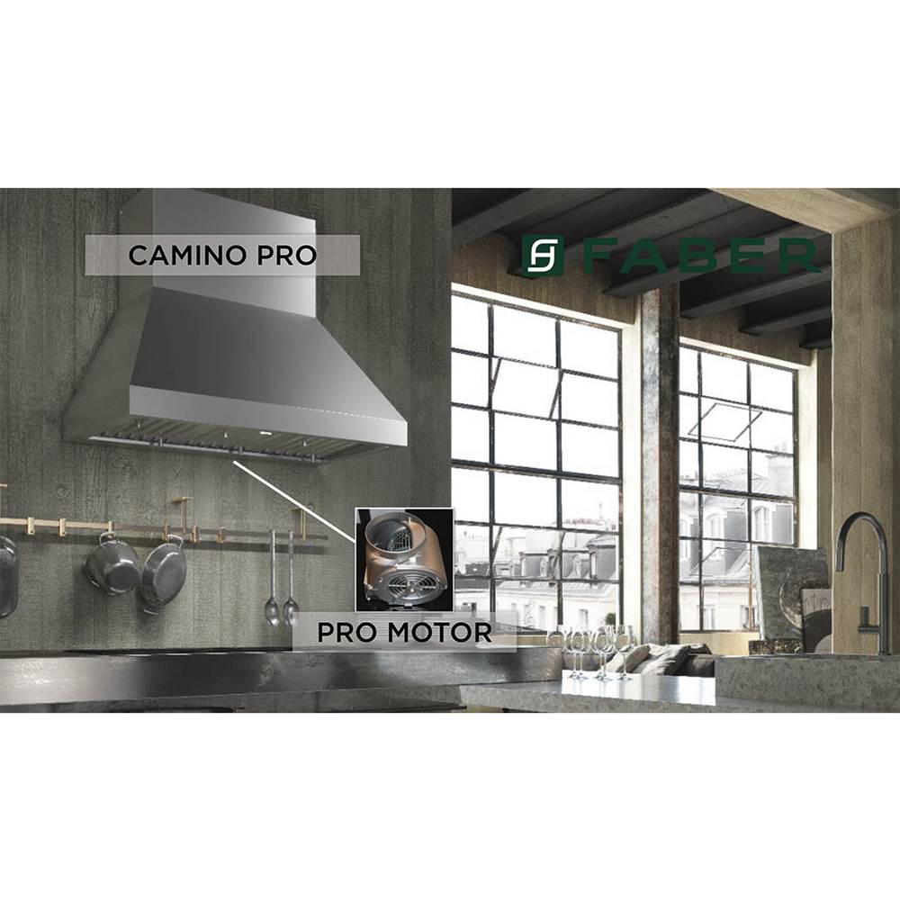 Pro Canopy Wall Hood with 600 cfm Pro Class Blower, 36'' W