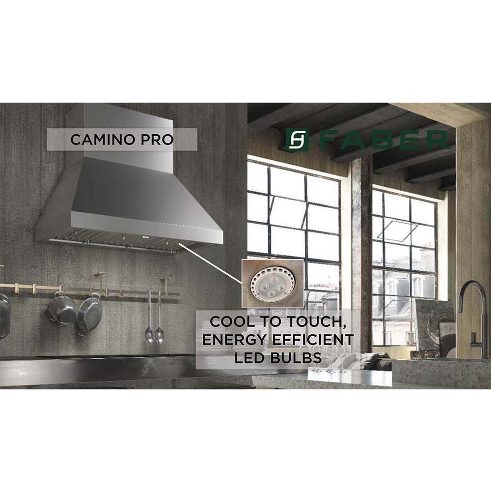 Pro Canopy Wall Hood with 1200 cfm Pro Class Blower, 36'' W