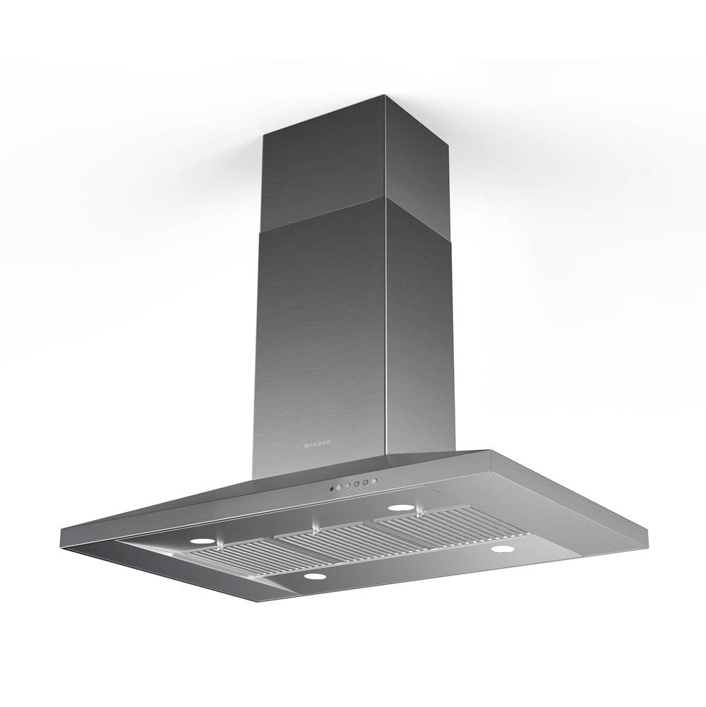 Pyramid Shape Island Hood with Vam Blower (600 395 295), 36'' W
