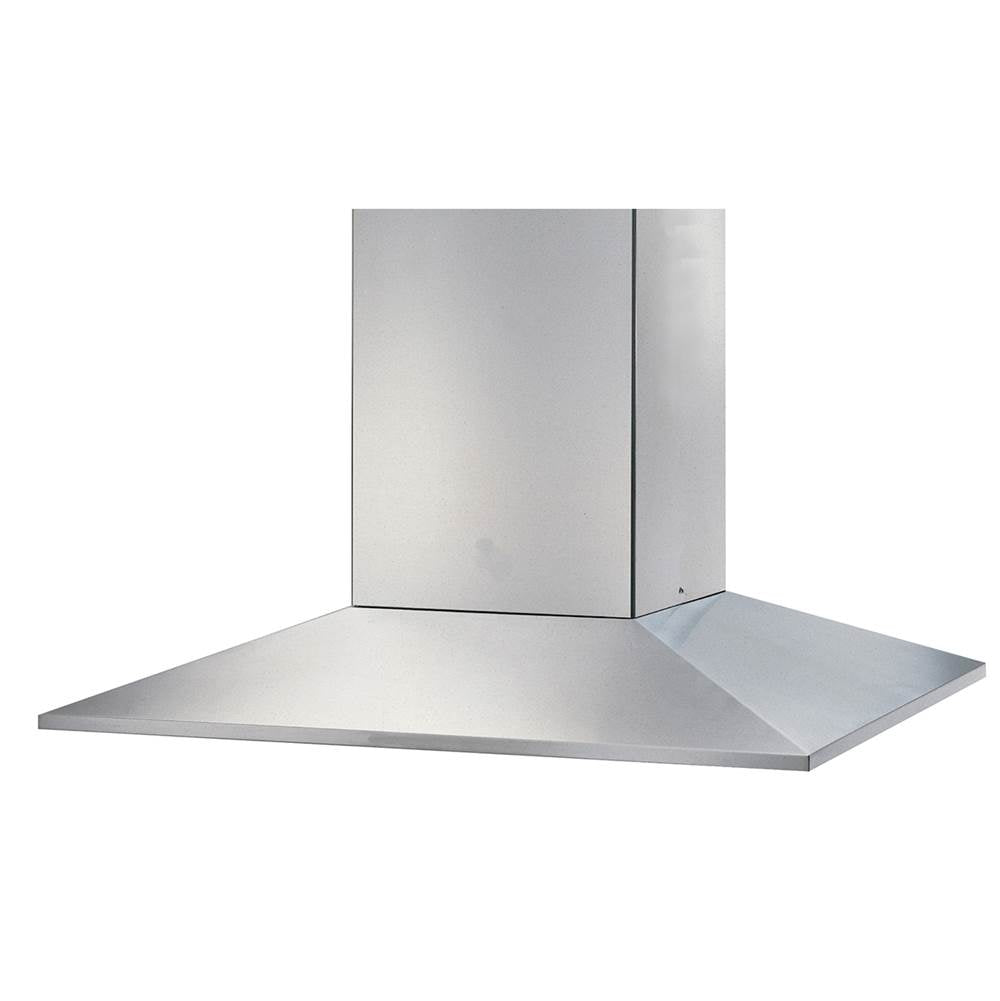 Pyramid Shape Island Hood with Vam Blower (600 395 295), 36'' W