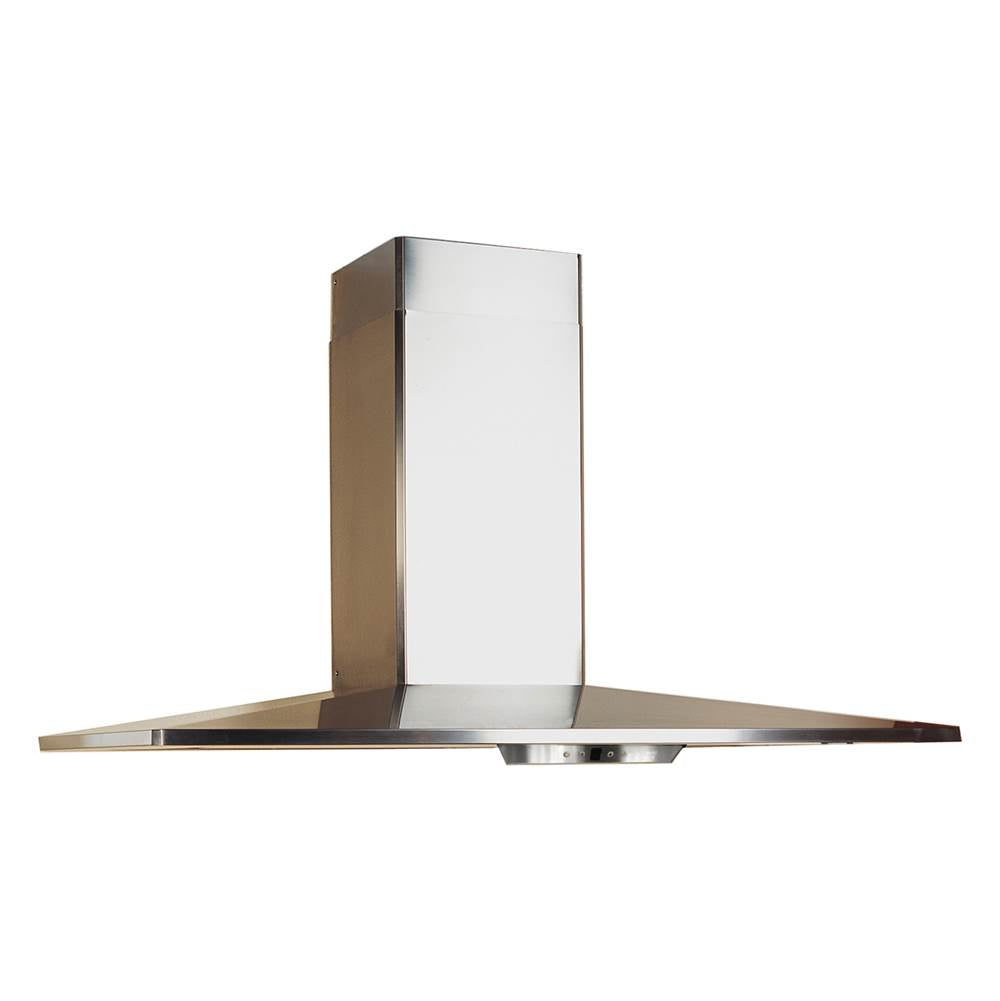 Pyramid Shape Wall Hood with 600 cfm Class Blower, 36'' W