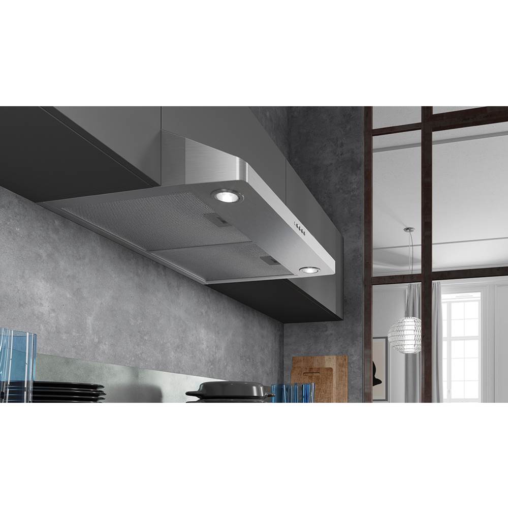 Faber - Under Cabinet Hood with 300 cfm Class Blower, 24'' W, Stainless Steel - Stainless Steel