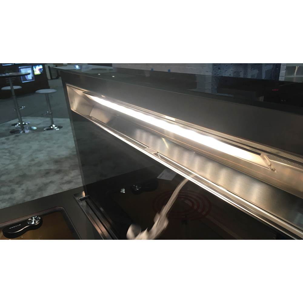 Downdraft Hood, 30'', Black Glass