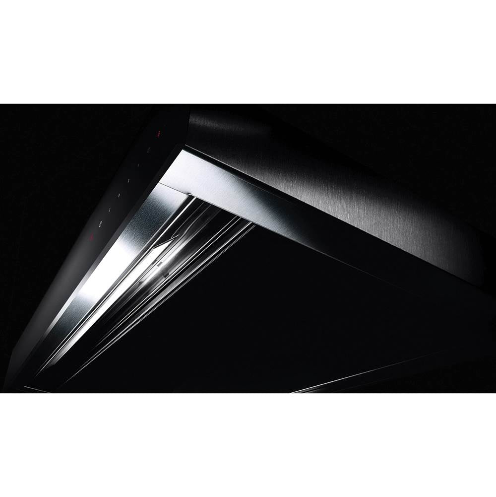 Downdraft Hood, 36'', Black Glass